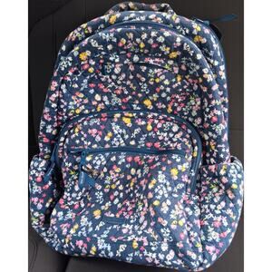 Vera Bradley Essential Large Backpack Scattered Wildflowers print new (NWOT)